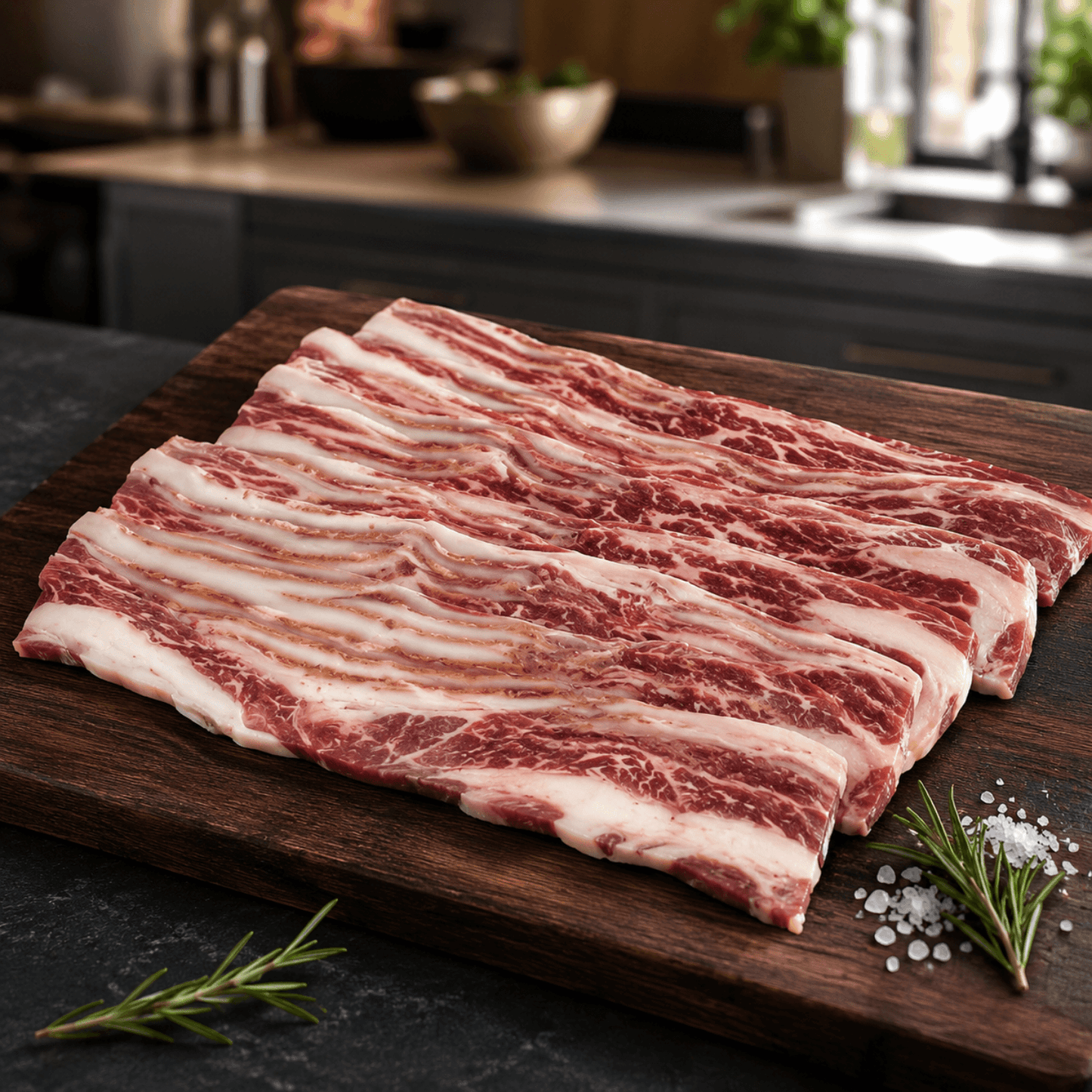 Angus Beef Bacon - Hickory Smoked and Cured