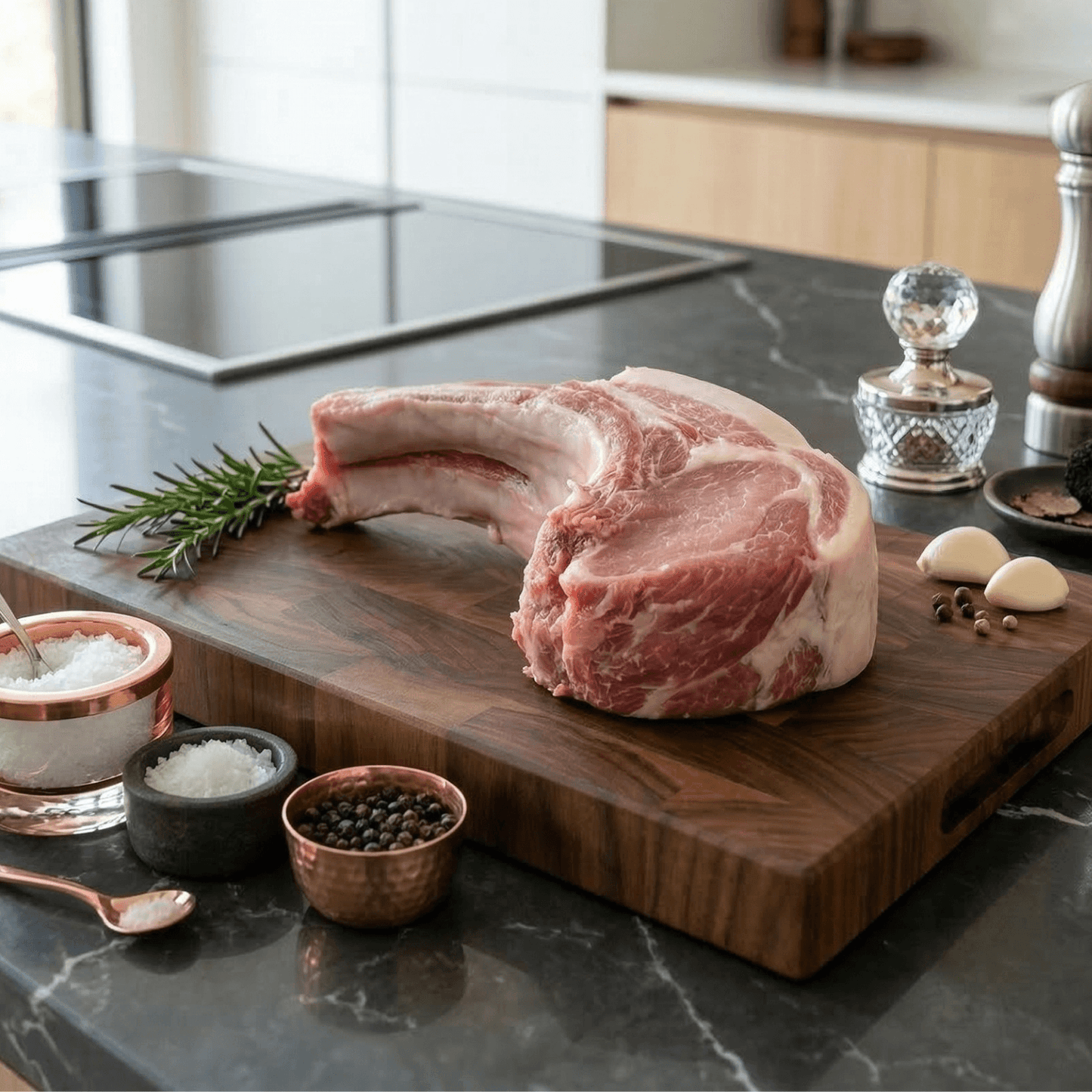 Berkshire Pork Double Cut Tomahawk Chops