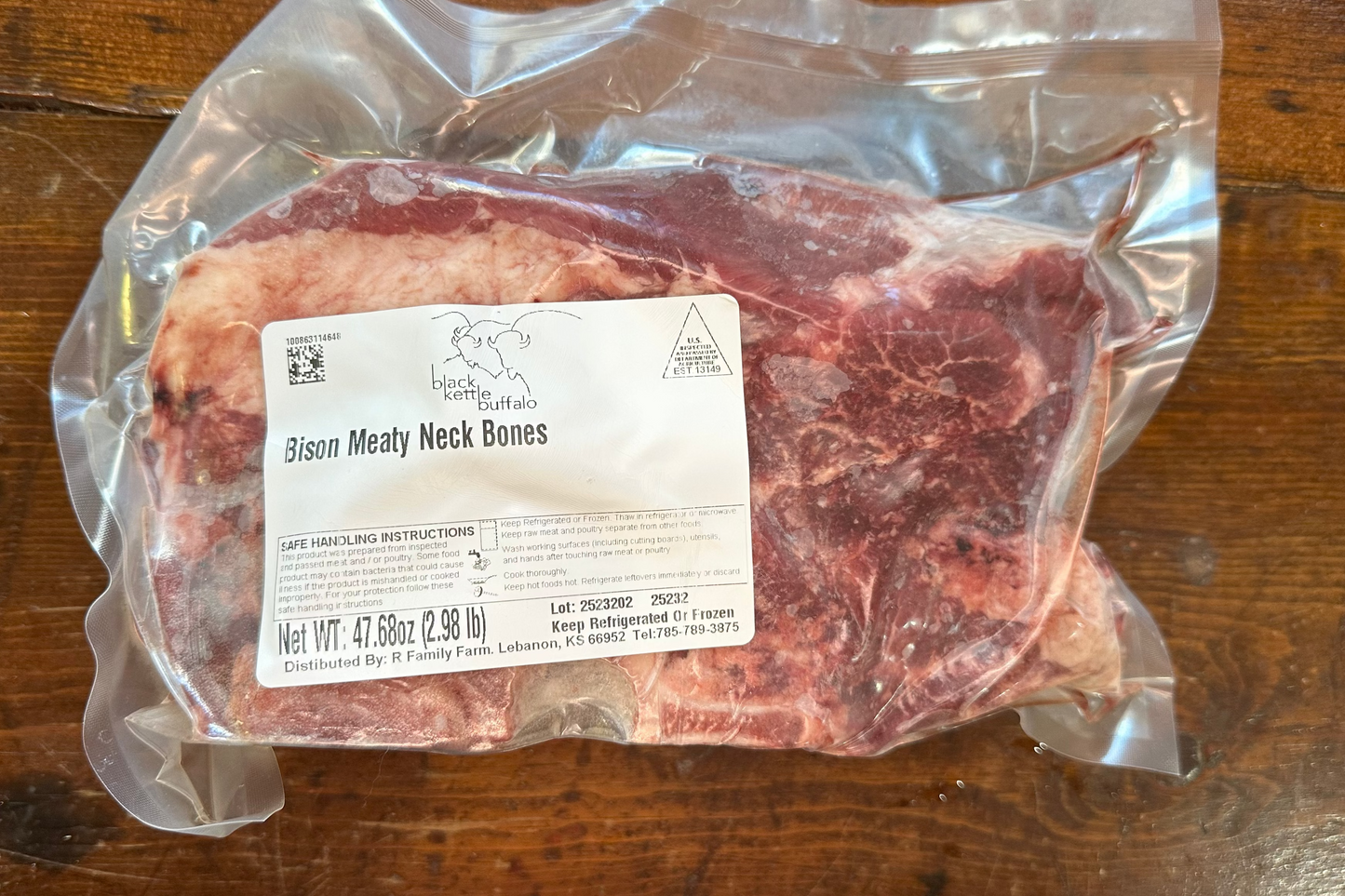 Bison Meaty Neck Bones