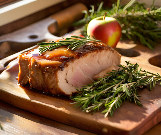 Pork Loin with Apple Cider Glaze