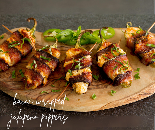 Grilled Bacon-Wrapped Jalapeno Poppers