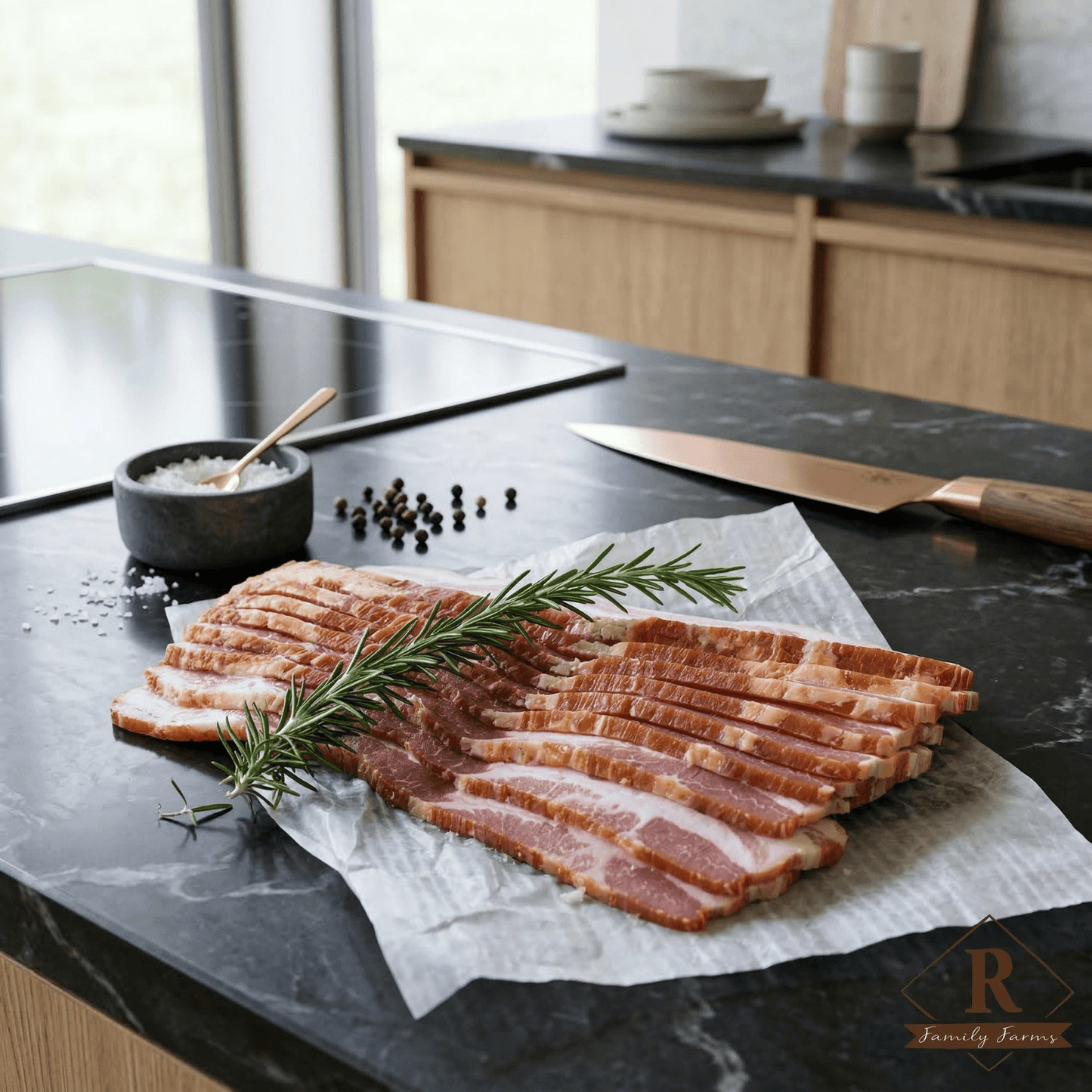 Berkshire Pork Hickory Smoked Bacon – Plain & Peppered | Medium, Steak Cut, & Ends