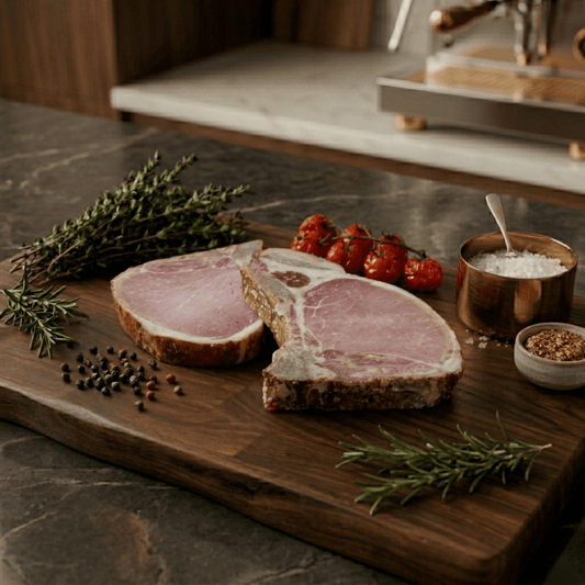 Berkshire Pork Hickory Smoked Chops