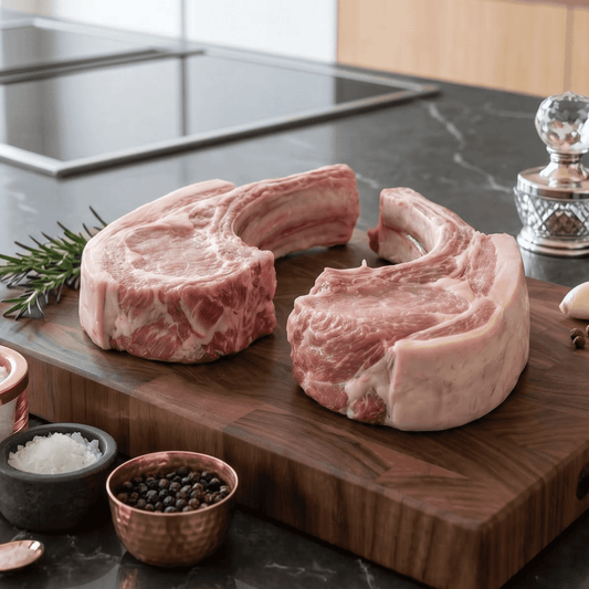 Berkshire Pork Double Cut Tomahawk Chop Twin Pack