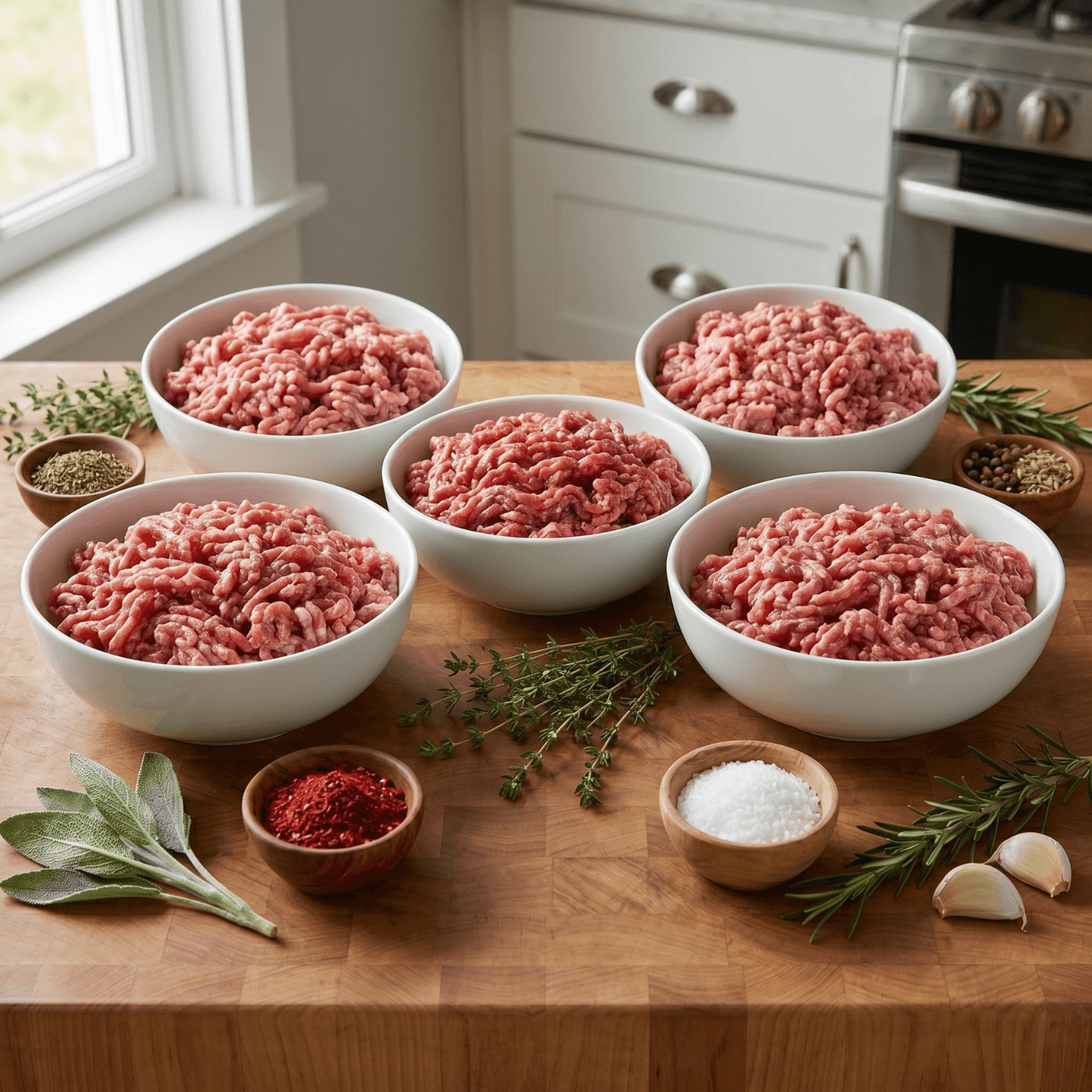 Berkshire Pork Ground Sausage Sampler (5 lbs)