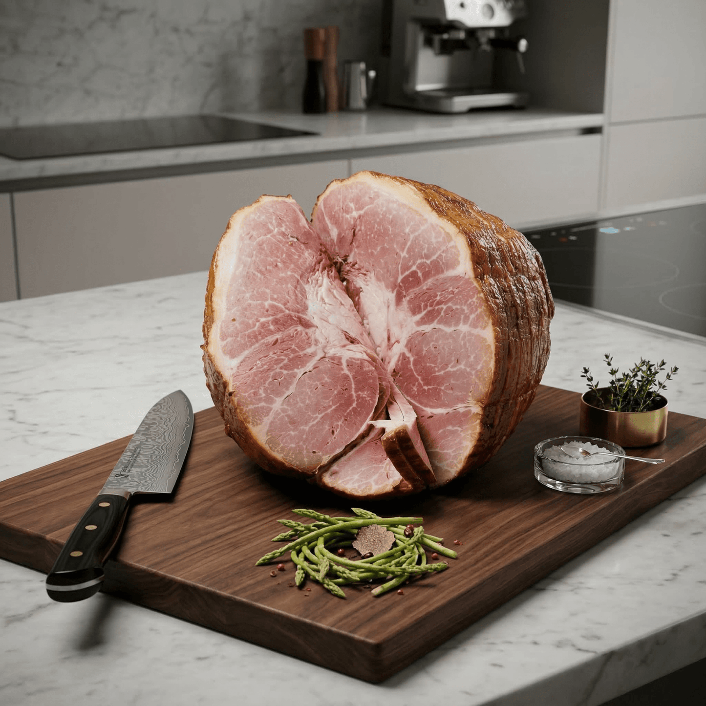 Berkshire Spiral Sliced Honey Glazed Ham — R Family Farms