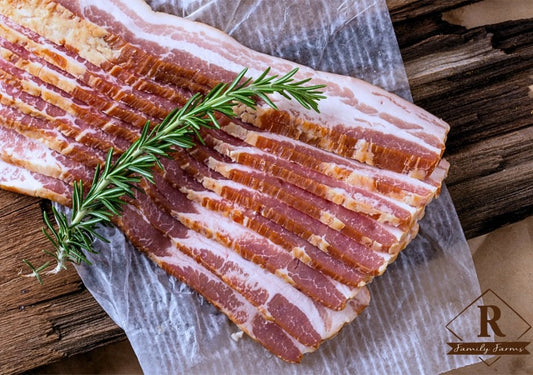 Duroc Hickory Smoked Bacon – Plain, Peppered & Ends