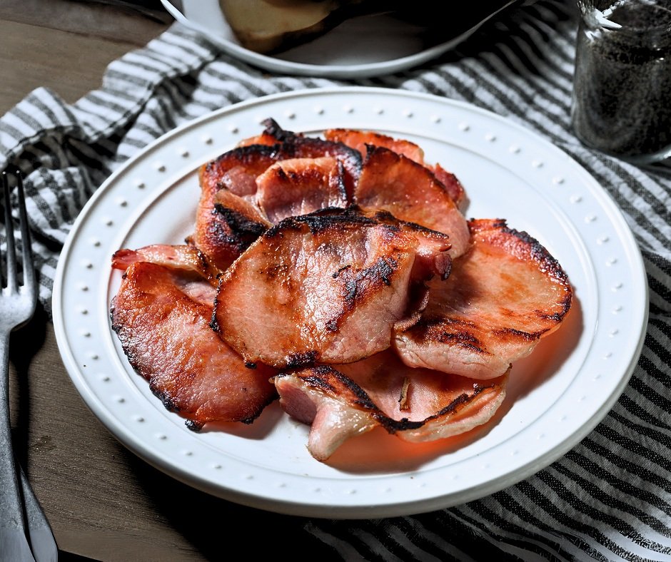 Berkshire Pork Hickory Smoked Canadian Bacon – Slices & Ends